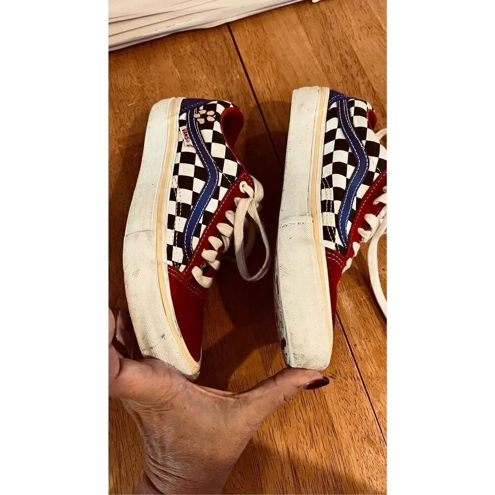 Vans Old Skool Pro Brighton Multi Color Mens SZ 5.5 Rare Skate Shoes